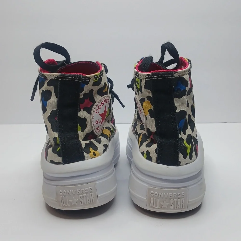 Converse Chuck Taylor All Star Girls Platform Shoes‎ Leopard Print High Top